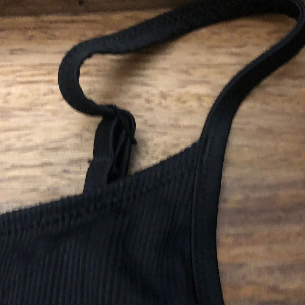 Aerie Black Buttoned Bikini Top - Picture 4 of 7